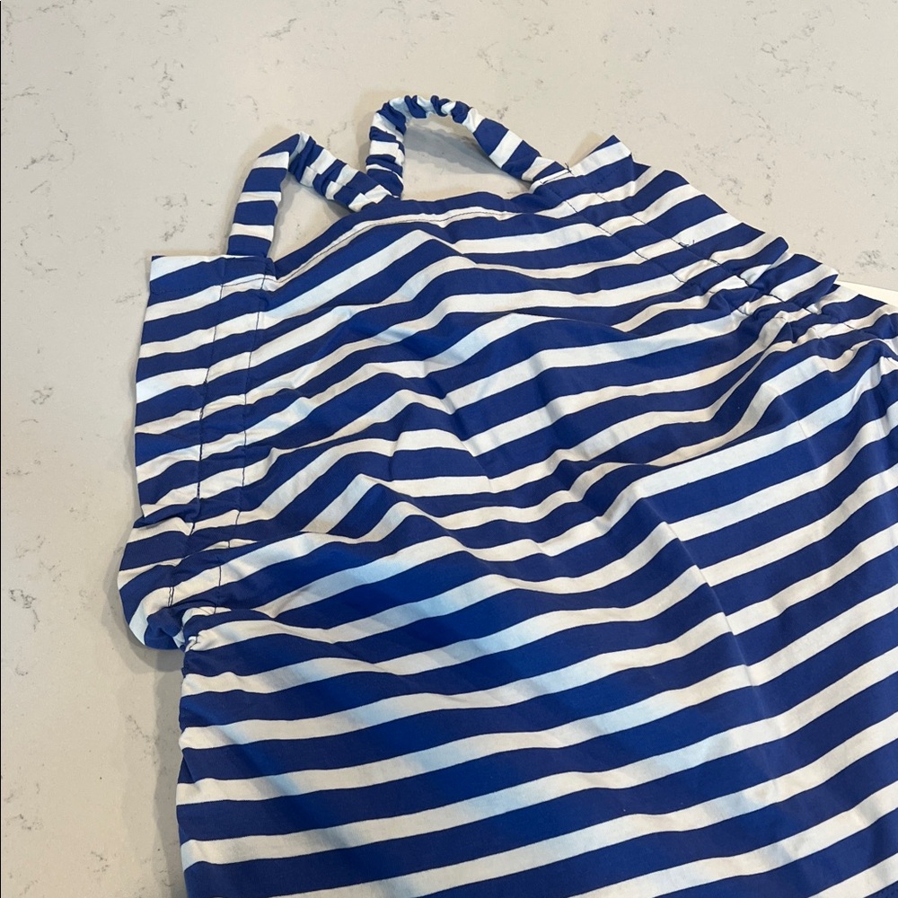 Striped Blue and White Tank Top - Picture 4 of 7